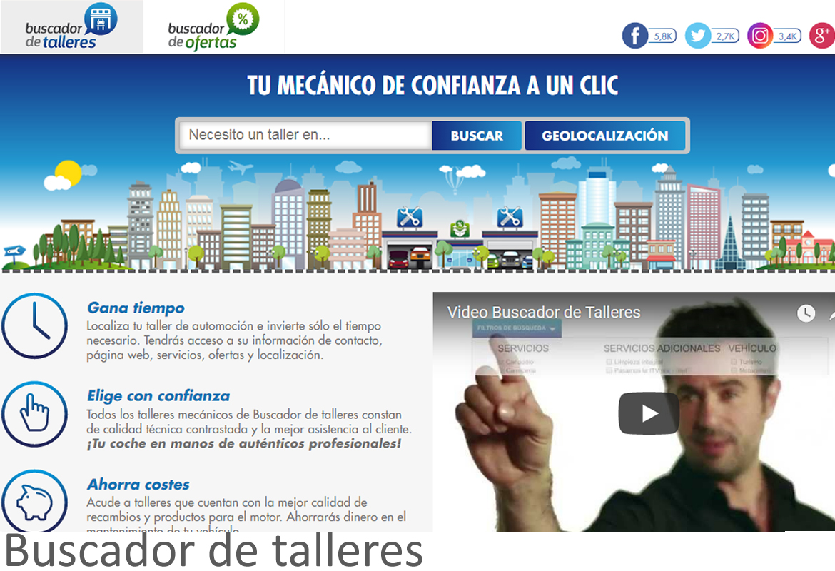 BUSCADOR DE TALLERES