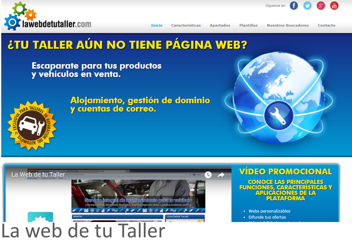 LA WEB DE TU TALLER